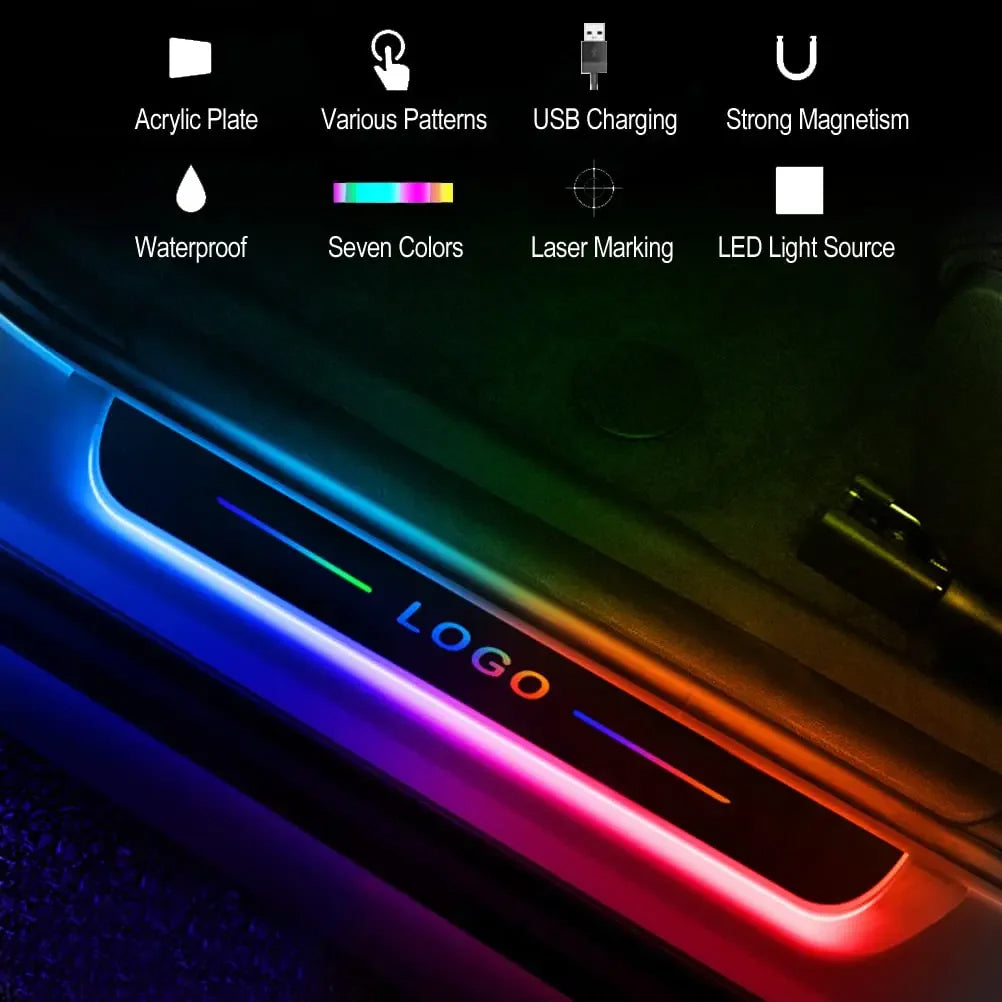 LED Car Door Light Personalized